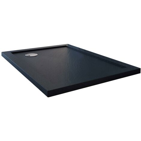 Piatto Doccia in Acrilico Fosterberg Floret 2 Antracite 70x70 cm