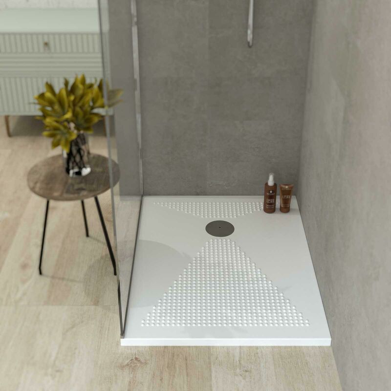 Piatto Doccia 70x170 Ceramica.Piatto Doccia 70 X 90cm In Ceramica Bianco Lucido H 3 Cm Ultraslim