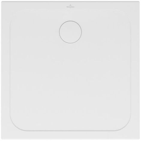 Piatto doccia in ceramica Villeroy &amp Boch quadrato Lifetime Plus 6223JJ5 1000x1000x35mm, antiscivolo, bianco, colorazione: Taupe antiscivolo - 6223J5TP
