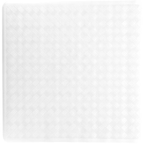Piatto doccia in gomma naturale 53x53 cm - bianco - Tendance