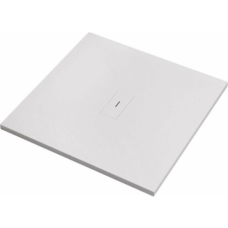 Piatto Doccia in Pietra 80x80 cm Bonussi Manila Bianco