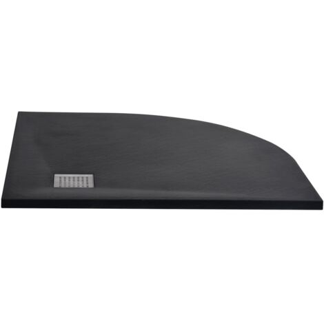 Piatto Doccia in SMC Nero 90x90 cm vidaXL