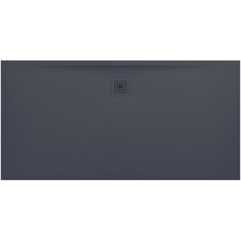 Piatto doccia LAUFEN PRO, rettangolare, scarico laterale lungo, 1600 x 800 x 32 mm, antracite LAUFEN