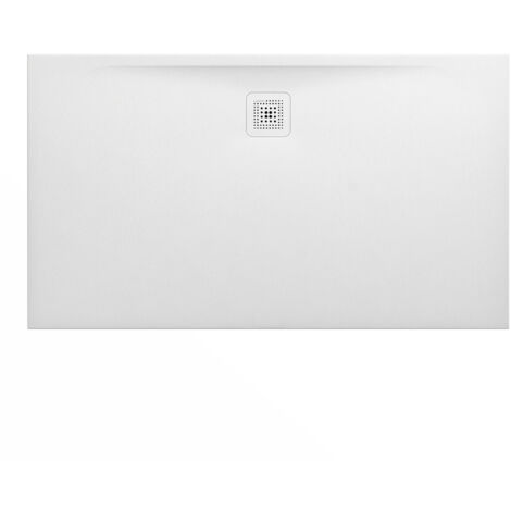 Piatto doccia LAUFEN PRO rettangolare, scarico lato lungo 1400 x 800 x 30 mm bianco opaco LAUFEN