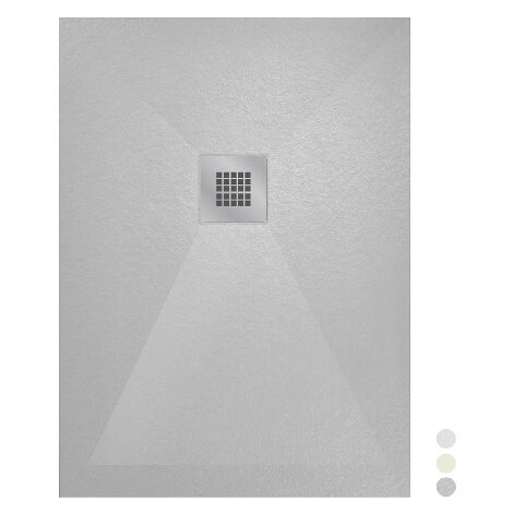 PIATTO DOCCIA LINEA BLISS RETTANGOLARE- Grigio chiaro 7035- cm 70 x 90- LINPH- pezzi 1