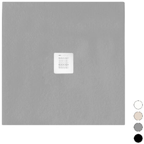 PIATTO DOCCIA LINEA EMOTION MOD. SERENITY QUADRATO- Grigio 7035 - cm 120 x 120- DH- pezzi 1