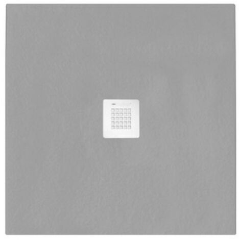 PIATTO DOCCIA LINEA EMOTION MOD. SERENITY QUADRATO Grigio 7037 - cm 100 x 100