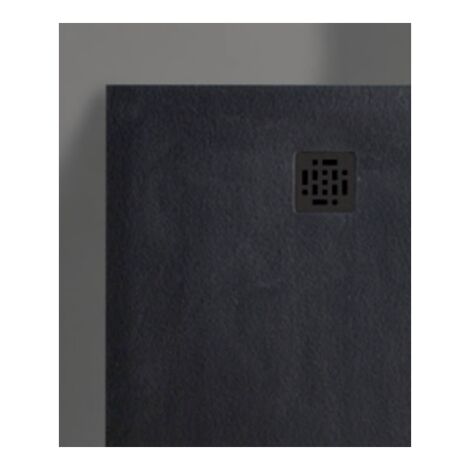 Piatto doccia nero 90x140 cm Globo serie Docciapietra DP14090504  Nero - Mineralsolid