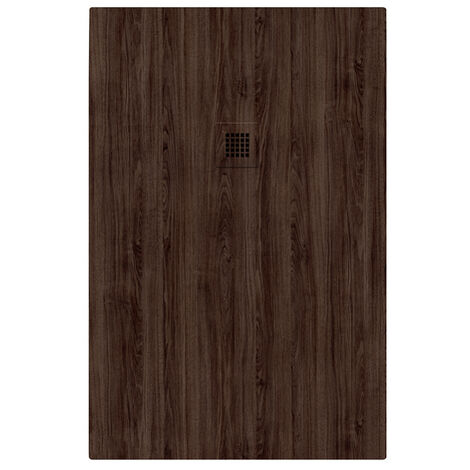 Piatto doccia nymo design noce scuro cm 70 x 160