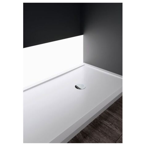 Piatto doccia Olympic Plus dim. 120 x 90 x h.12,5 cm piletta ø 90 bianco OL1209011-30