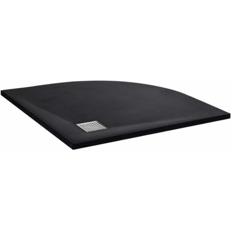 Piatto doccia piatto doccia piatto doccia presa doccia bagno wc doccia interno casa SMC 90x90 cm nero 020001923