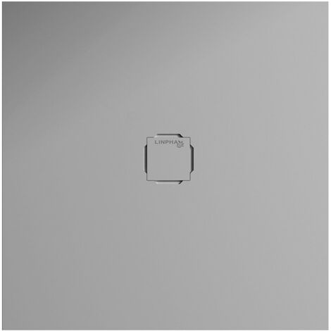 Piatto doccia quadrato 90X90 cm effetto liscio marmoresina HARMONY Cemento