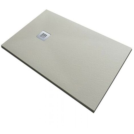 Piatto Doccia Rettangolare 70 80 90 100 120 Effetto Pietra Ultra Slim Avorio  Dimensione Piatto: 70x90