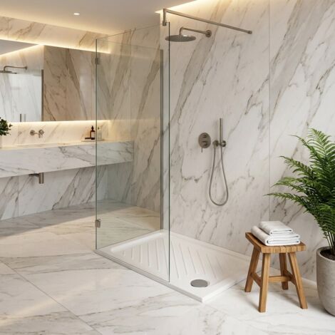 Piatto doccia rettangolare 80x100 cm in ceramica antiscivolo Gemma 2  Dolomite