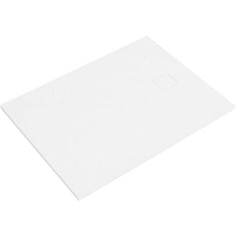 PARAMA 70x180 cm in SMC Colore Bianco Effetto Pietra Tagliabile e Antiscivolo Altezza 2,6cm Mod. Samos