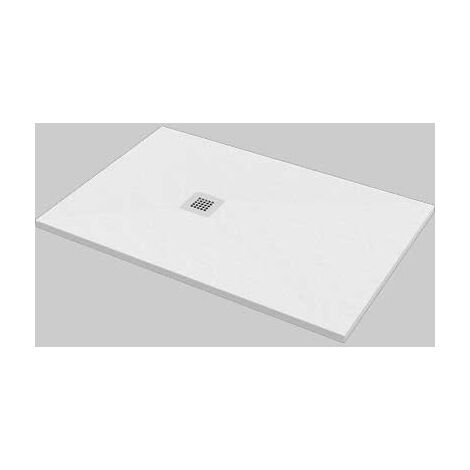 PIATTO DOCCIA RETTANGOLARE EFFETTO PIETRA BIANCO  90x100     MADE IN ITALY