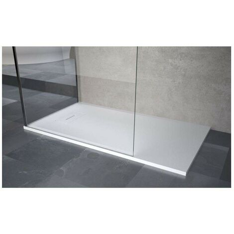 Come Posare Un Piatto Doccia In Acrilico.Piatto Doccia Rettangolare In Resina Bianco Opaco Novellini Novosolid 100 X 80 Nos100804 30