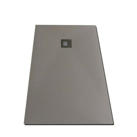 Piatto Doccia Rettangolare Slim Effetto Pietra Tagliabile Angolare Marmoresina  Dimensione Piatto: 70x90