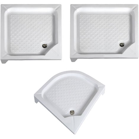 Piatto Doccia Semicircolare Cm 80 X 80 - H 12,5