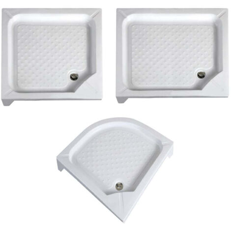 Piatto Doccia Semicircolare Cm 80 X 80 - H 12,5