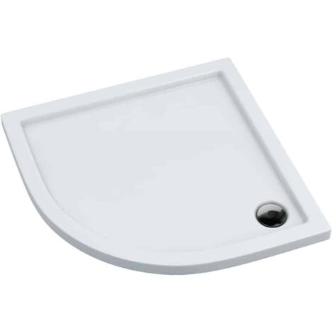 Piatto doccia semicircolare composito Kronos 90x90x5