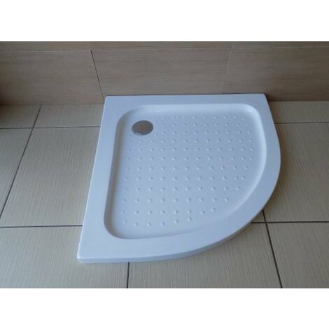 Piatto Doccia Tondo 80x80.Piatto Doccia Semicircolare H 5cm Ultraflat In Resina Milo Tondo 80x80 Cm Prt80