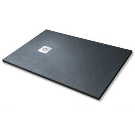 Piatto doccia simil-stone nero cm 70x140