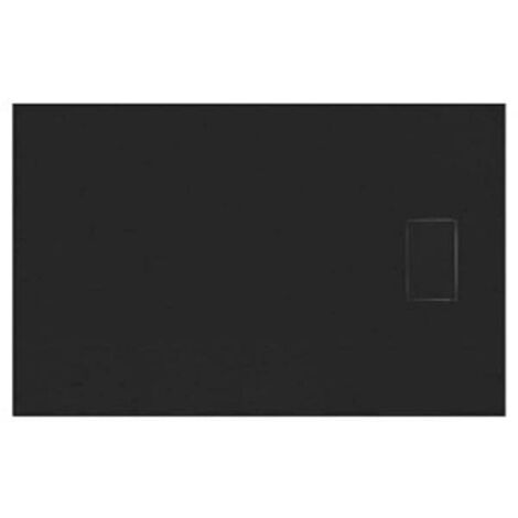 PIATTO DOCCIA STONE ESSENCE SLIM RETTANGOLARE Nero cm 80 x 160 H 26 mm