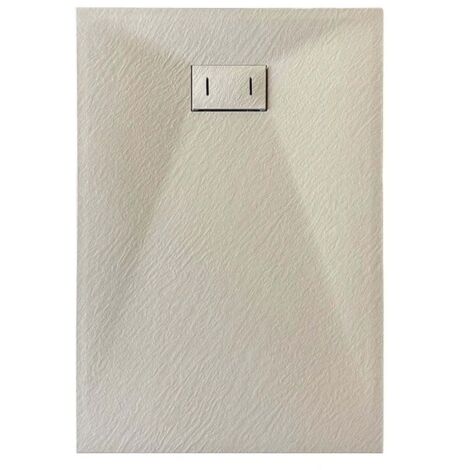 Piatto doccia tortora effetto pietra rettangolare mod. Strong 70x90 cm