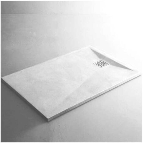 Piatto Doccia WALL 70x90xh3 cm in Tekno Resina - BIANCO - ARBI