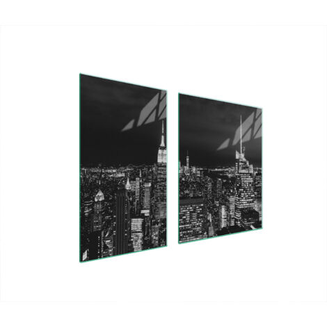 PIATTO E TAGLIERE IN VETRO 100x52 CITY