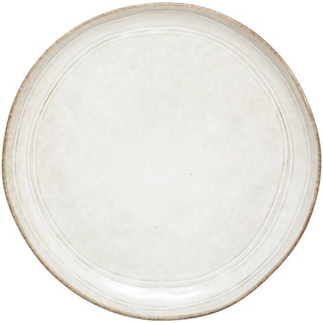 PIATTO Flower grigio chiaro 22 cm REALIZZATO IN GRES, resistente