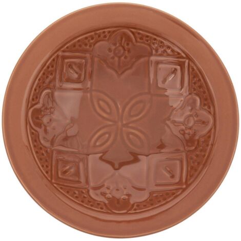 Piatto fondo siena terracotta d23cm - Sg secret de gourmet