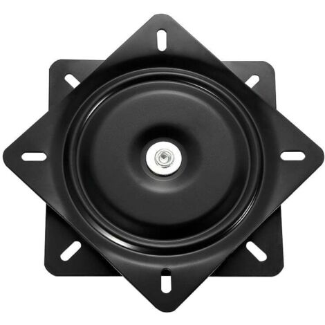 Piatto girevole universale per mobili in metallo, attacco girevole per carichi pesanti, piatto girevole girevole a 360°, 150 x 150 x 1,5 mm, portata 250 kg, per sgabelli e tavoli