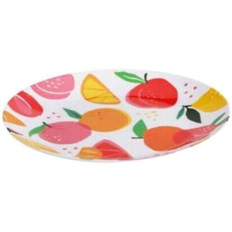 Piatto Melamina Frutta Agrumi Cm 20 Koopman