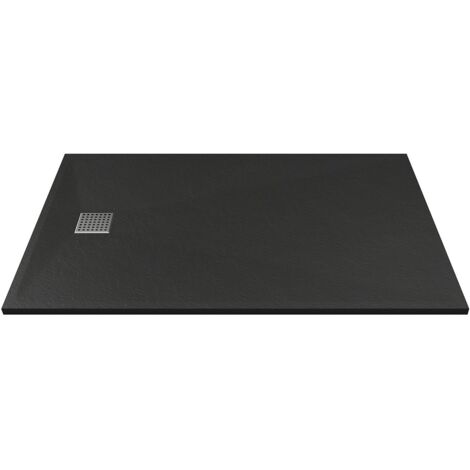 Piatto per doccia da posare o da a incasso 160 x 90 cm in Resina Nero - MIRNOSA
