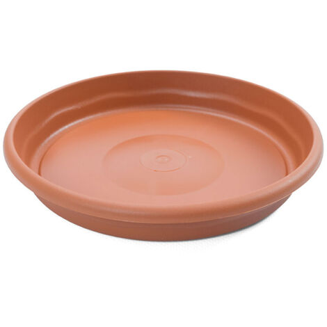 Piatto per iniezione PLASTIKEN per vaso in terracotta 20 cm Terracotta