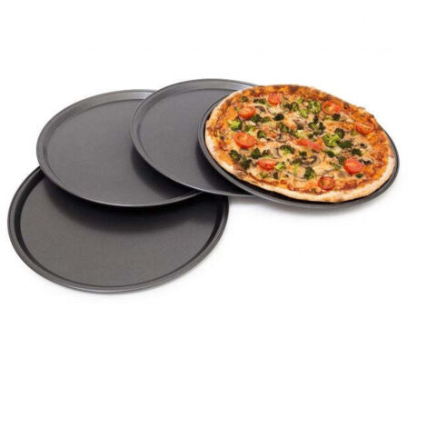 Piatto per pizza rotondo set da 4