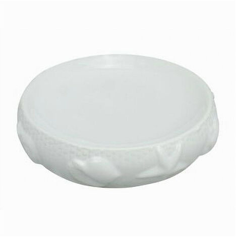 Piatto Piattino Porta Sapone Arredo Per Bagno Bianca Decorata Stile Marino 79283
