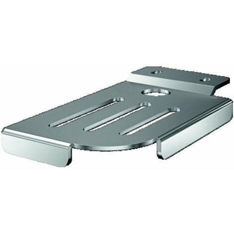Piatto portaoggetti DP LINUS Inox per pannello doccia acciaio inox satinato SCHELL