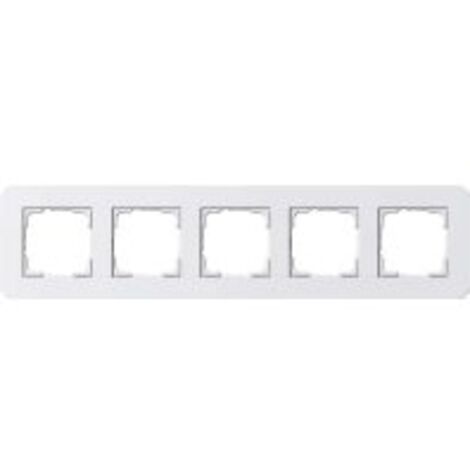 PIATTO TELAIO GIRA QUINTUPLE BIANCO PURO/BIANCO PURO 0215410