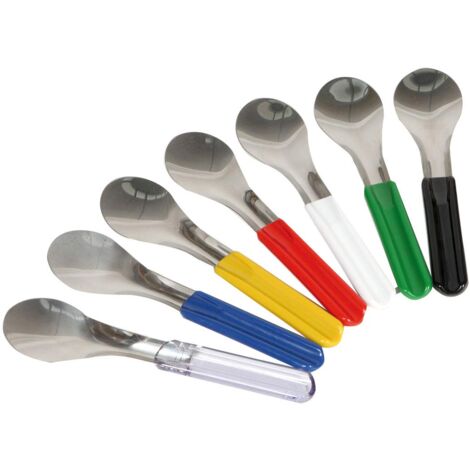 Piazza 040601 Spatola per Gelato Manico Colorato Nero, 30cm Lunghezza