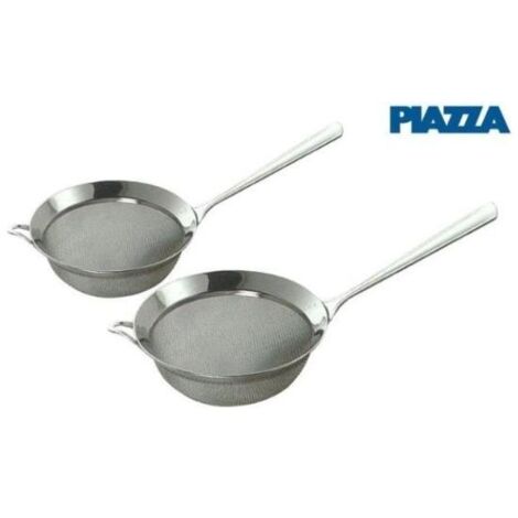 Piazza Colino in acciaio inox a rete con fori piccoli 9 cm