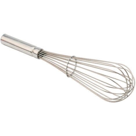 PIAZZA Frusta Professionale in Acciaio Inox 8 Fili - 30 Cm