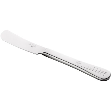PIAZZA - Spatola Cucina Acciaio Inox, Set 6 Pz, Coltello Spalma Crema, Burro e Salse Lavabile Lavastoviglie, Accessori Cucina Pasticceria per Aperitivo Paté Hummus, Utensili Cucina Resistenti Durevoli