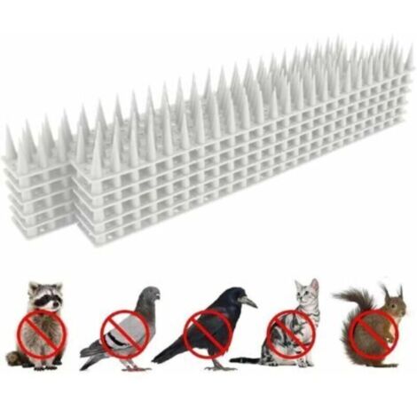 Pic Anti Pigeon pour Balcon Repulsif Pigeon Anti Chat Anti Oiseaux Effaroucheur Oiseaux Effaroucheur Pigeons Bird Tech Protection du Jardin Pics 3.6m