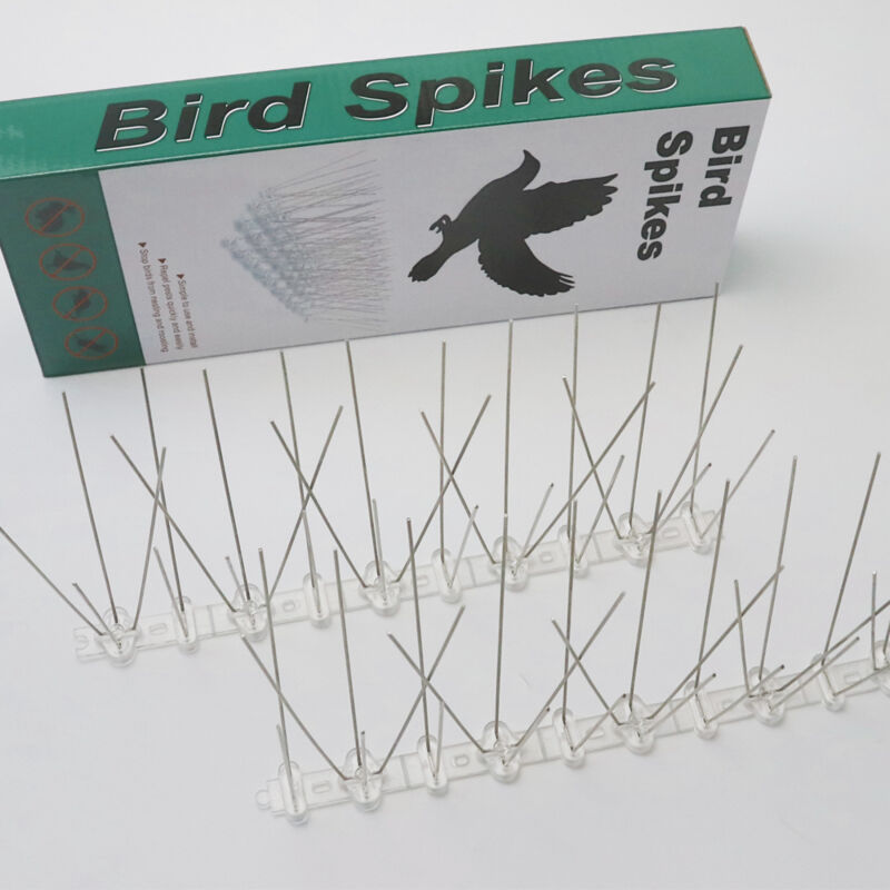 Pic Anti Pigeon - Repulsif Pigeon Kit 3 metres - Effaroucheur Oiseaux - Pics Anti Oiseaux Acier Inoxydable - Anti Pigeons pour Balcon - Protection