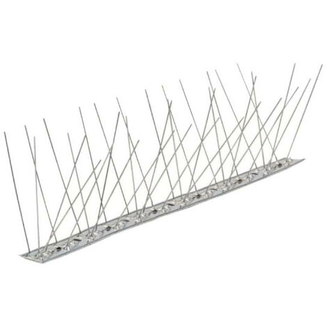 ELEKTRO 3 Pic Anti-Pigeons - Inox - 1mx2,5cmx11cm - 06072