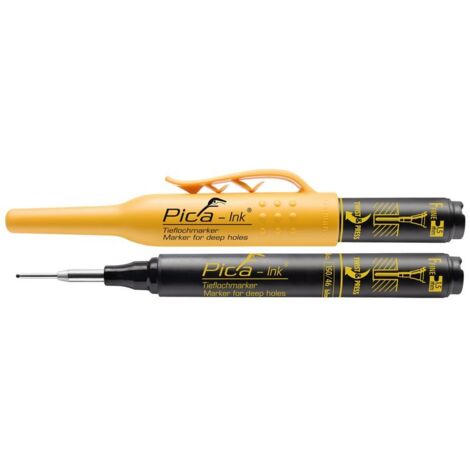 PICA 150/40 MARCADOR PERMANENTE DE TINTA PARA AGUJEROS PROFUNDOS INK (ROJO) CONTENIDO Marcador permanente rojo en blister