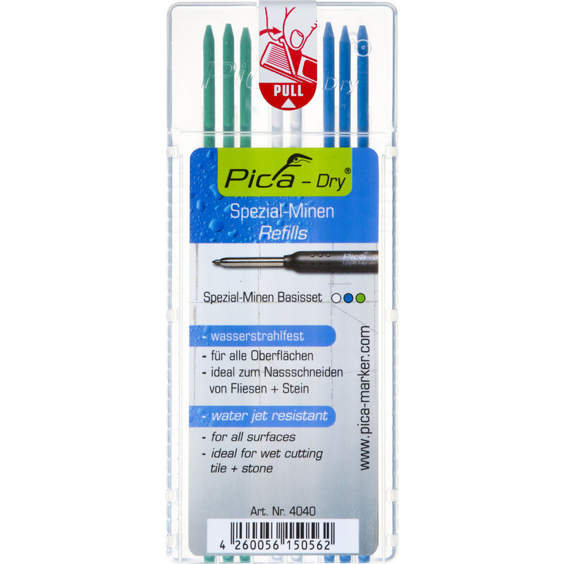 

PICA 4041 - Estuche 10 minas Dry Azul